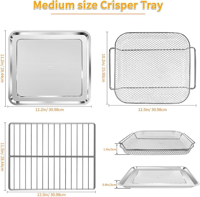 GCQ 3 Pieces Set Air Fryer Accessories - Image 2