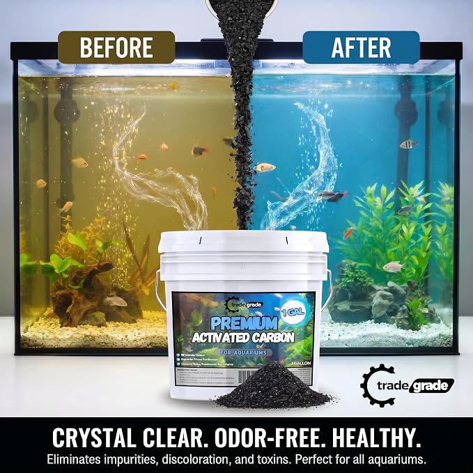 TradeGrade Activated Carbon Aquarium – 15lb Bucket Granulated Activated Charcoal - Image 2