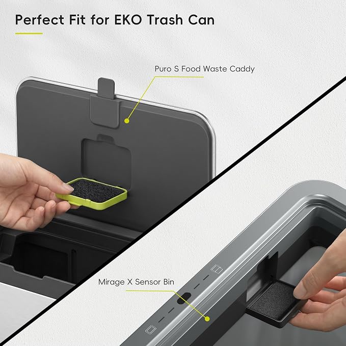 EKO Odor Filter Refills for Food Waste Bin and Compost Bin, Activated Carbon - Image 6