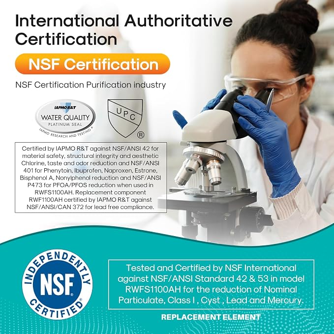 ICEPURE DA29-00003G Remove PFOA&PFOS, NSF/ANSI 401&473&53&42&NSF/ANSI/CAN 372 - Image 3