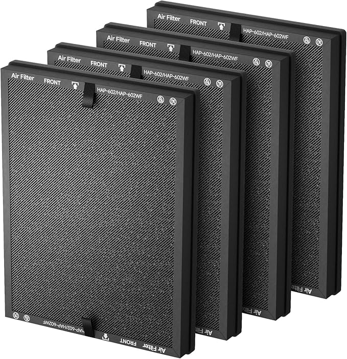 4 Packs HAP602 Replacement Filter Compatible by FCFMY