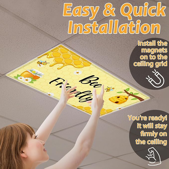 8 Pcs Fluorescent Light Covers - Image 6