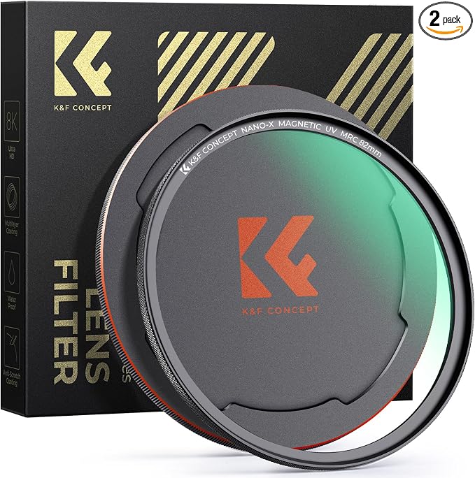 K&F CONCEPT 67mm Magnetic MC UV Lens Protection Filter + Lens Filter Cap | 1s by KFCONCEPT