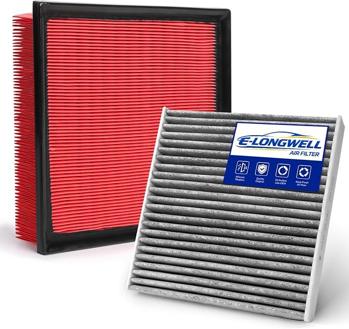 Cabin Engine Air Filter Kit Fits Es250, Gr Corolla, Grand Highlander, Highlander by E-LONGWELL