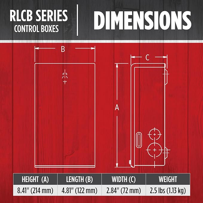 Red Lion RLCB05-230 1/2-HP 230-Volt VMC Control Box - Image 2