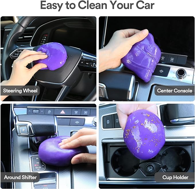 PULIDIKI Car Cleaning Gel Cleaning Putty Car Detailing Kit Car Interior Cleaner - Image 5