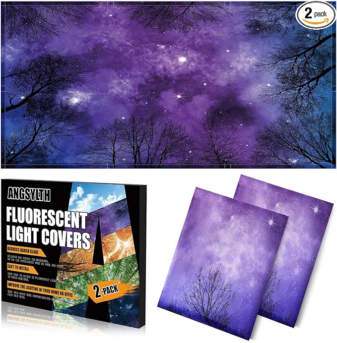 ANGSYLTH 2 Pcs Fluorescent Light Covers by ANGSYLTH
