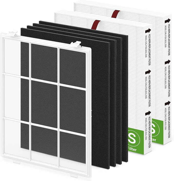 2 Pack C545 HEPA Replacement Filter S by Unknown