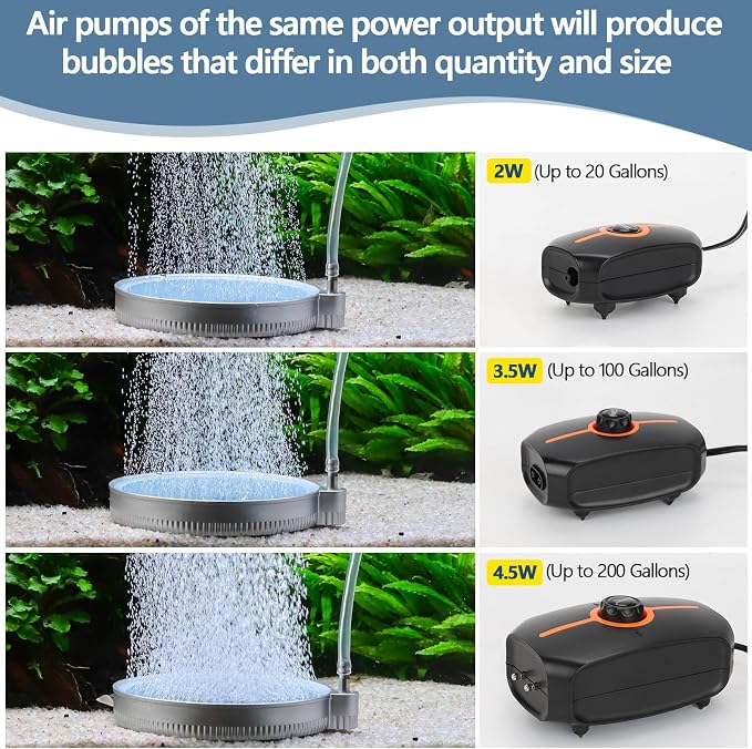 hygger Nano Air Stone for Aquariums, 2 Inch 2 Pack Quiet Fish Tank Bubbler High - Image 4