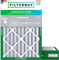 Filterbuy 16x18x4 Air Filter MERV 8 Essential Dust & Allergy Defense, by Filterbuy