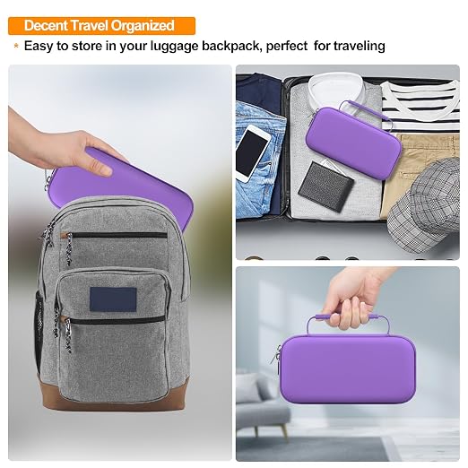 Carrying Case for Portable Handheld Inhaler Nebulizer Machine. Purple - Image 6