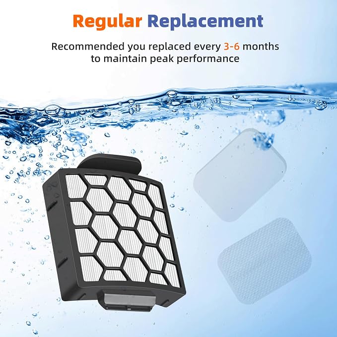 6 Foam Filter + 2 Hepa Filter Replacement - Image 4