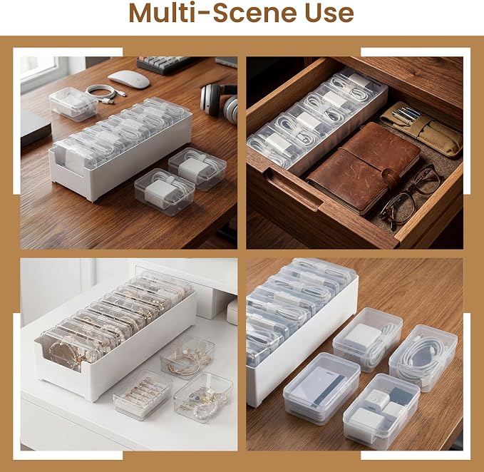 8 Individual Cable Organizer Boxes - Image 6