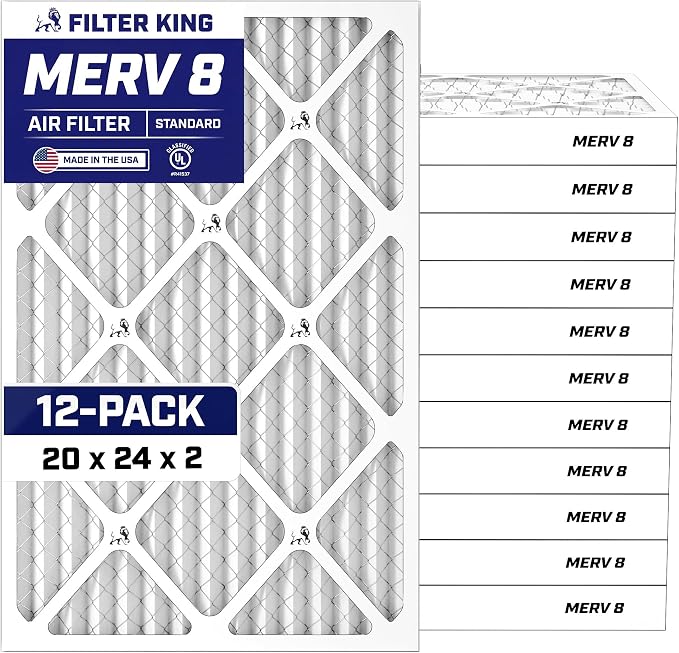 Filter King 20x24x2 Air Filter Dust & Allergy Control AC Furnace Filters by FilterKing