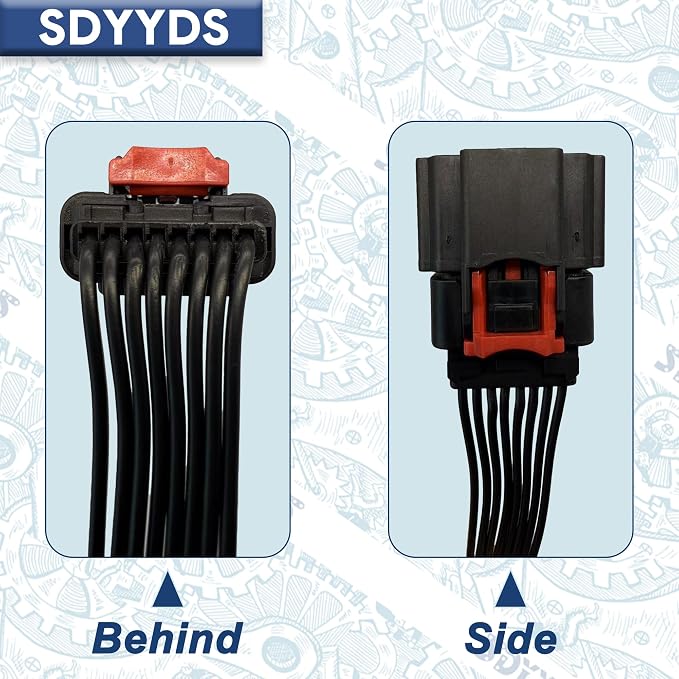 8-Pin Mass Air Flow Sensor Wiring Harness - Image 5