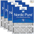 Nordic Pure 20x25x5 Honeywell/Lennox Replacement MERV 12 Air Filters 4 Pack by NordicPure