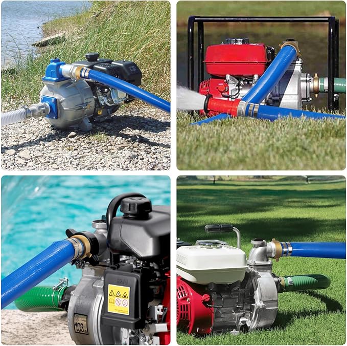 1" x 100 ft Backwash Hose for Swimming Pools, Heavy Duty PVC Lay Flat Water - Image 6