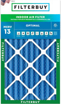 Filterbuy 12x24x4 Air Filter MERV 13 Optimal Smoke & Allergy Defense, by Filterbuy