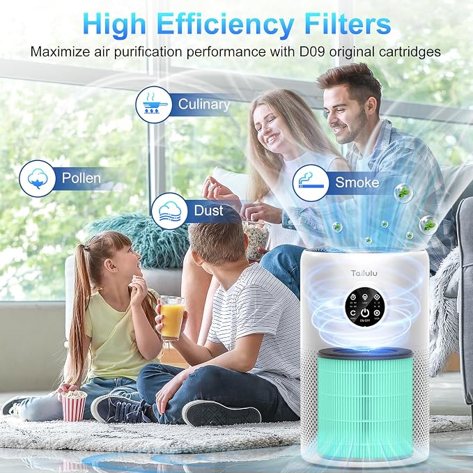Tailulu D10 Replacement Filter, Air Purifier Filter - Image 7