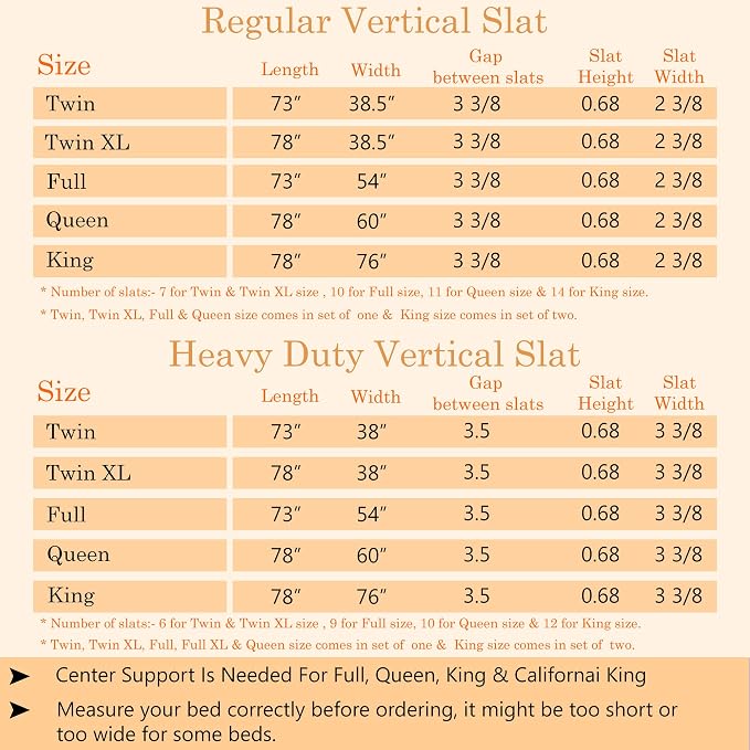 Greaton, 0.68-Inch Heavy Duty Vertical Wooden Bunkie Board/Bed Slats - Image 7