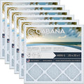 Cabana Filters 6-Pack 20x20x1 MERV 5 AC Furnace Air Filter, Pleated Filters by CabanaAirFilters