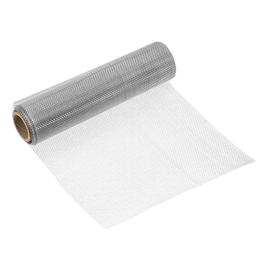 uxcell 14 Mesh 118" x 10" Woven Wire Mesh, 316 Stainless Steel Air Vent Filter by uxcell