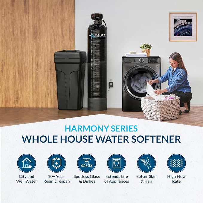 Aquasure Harmony Series 32, 000 Grains Whole House Water Softener - Image 2