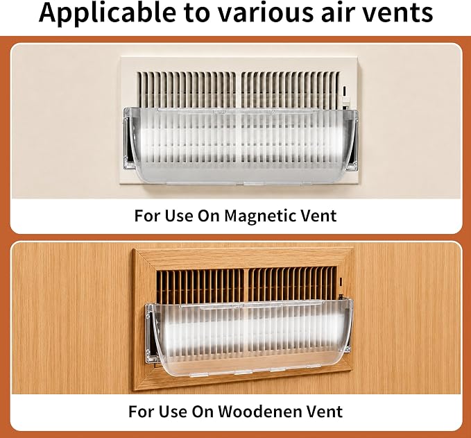2 Pack Air & Heat Deflector for Vents, Sidewalls and Ceiling Registers - Image 6