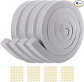 moonoom 4 Pcs Foam Air Conditioner Weatherseal Tape-1''x1''6.5ft Air by moonoom
