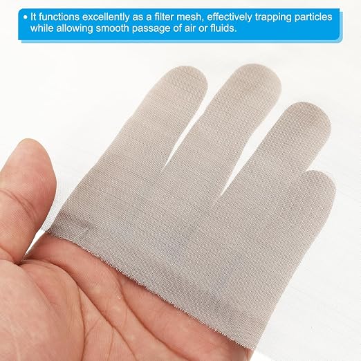 PATIKIL 304 Stainless Steel Wire Mesh Screen, 180 Mesh Woven Air Vent Filter - Image 4