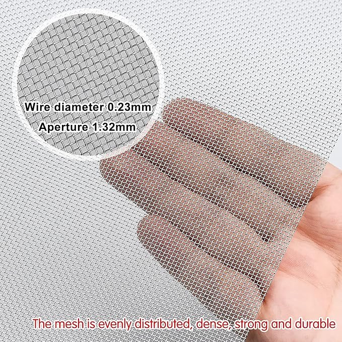 Stainless Steel Woven Wire Mesh Window Screen Mesh, Stainless Steel Woven Wire - Image 3