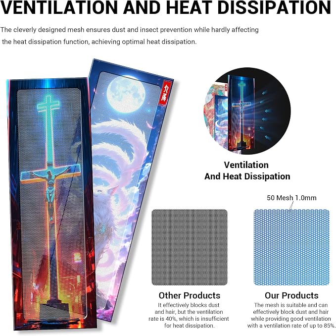Dust Filter PC 360mm x 120mm DIY PC Case Dust Mesh Filter - Image 4