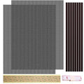 PC Dust Filter Mesh, 2 Pack, 0.8mm Holes, by HFEIX