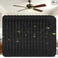 15Pcs Ceiling Fan Filters for Blades, Activated Coconut Shell Carbon Ceiling by WAWINYAirVentFilters