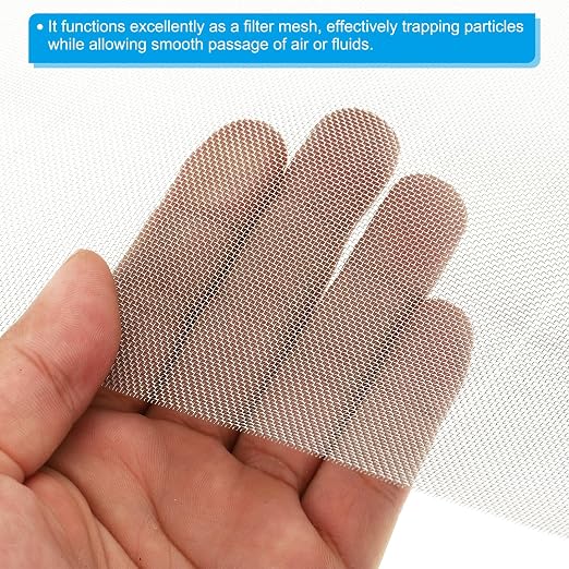PATIKIL 304 Stainless Steel Wire Mesh Screen, 30 Mesh Woven Air Vent Filter - Image 4