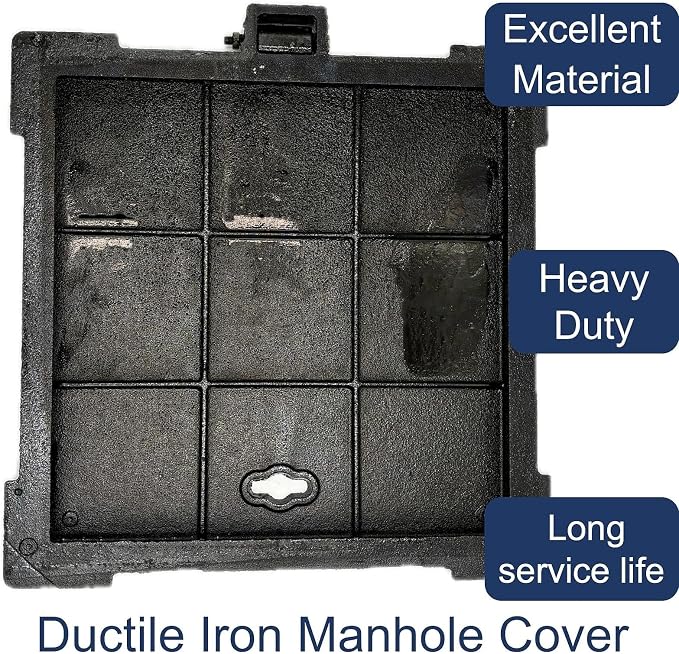 16x16 In Cast Iron Manhole Cover and Frame - Image 3