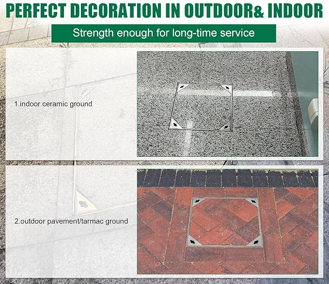 24x24x2.4 inch All Stainless Steel Manhole Cover and Frame, Recessed Square - Image 8