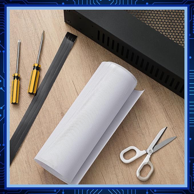 Woanger 1 Pcs 1000 x 300 mm DIY PC Case Dust Filter PC Fan Mesh Filter Air Vent - Image 7