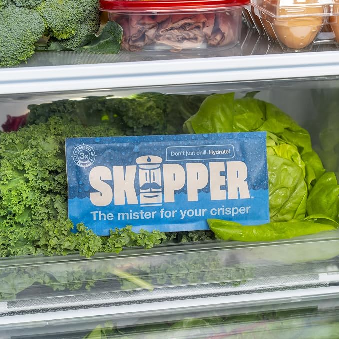 Skipper Fridge Hydration Pack | Keeps Vegetables & Herbs Fresh 3X Longer | - Image 3