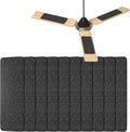 10 Pack Ceiling Fan Filters for Fan Blades, Activated Coconut Carbon Dust by Unknown