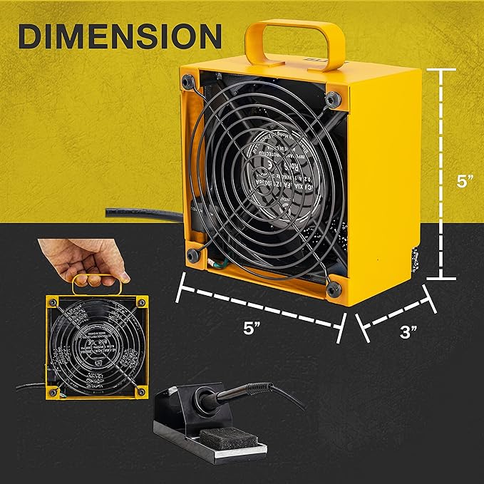KOTTO Solder Smoke Absorber Remover Fume Extractor Smoke Prevention Absorber - Image 3