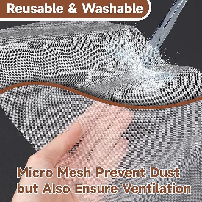 BJADE'S Tower Fan Air Filter Screen Mesh, 39 x 39 inch Washable Cutable - Image 5
