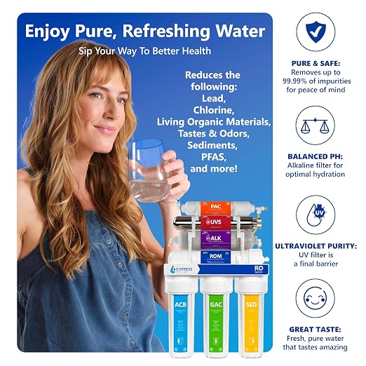 EXPRESS WATER UV Reverse Osmosis Water Filtration System – 11 Stage UV Water - Image 3
