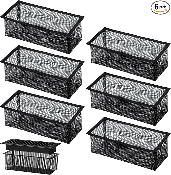 Floor Register Cover Trap, 4 x 10 Inch Floor Air Vent Cover Screen by Attramite