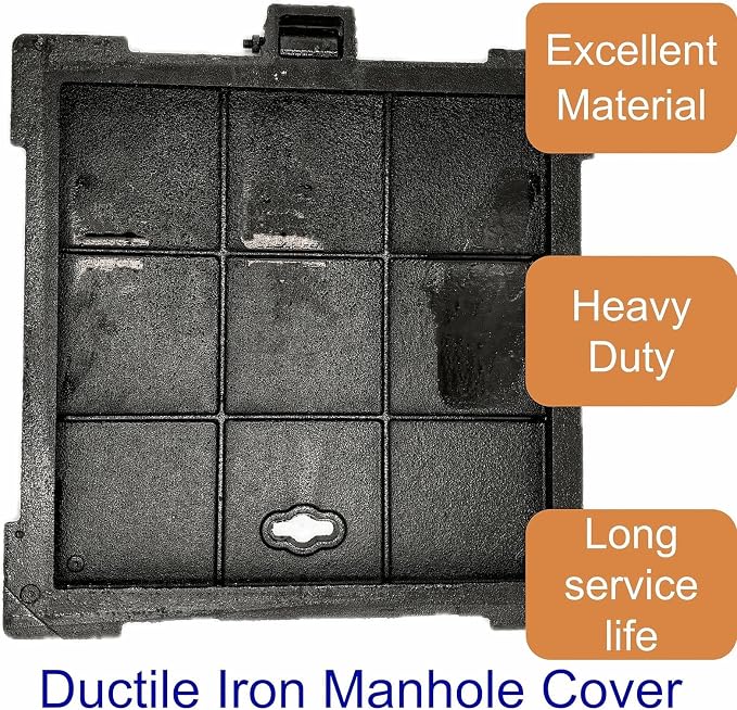 24x24 in Cast Iron Manhole Cover and Frame - Image 3