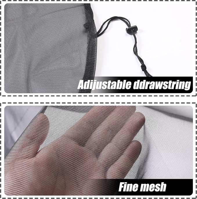 37.5 Inch Mesh Cover for Rain Barrel, Rain Bucket Leaf Filter Screen Cover - Image 3