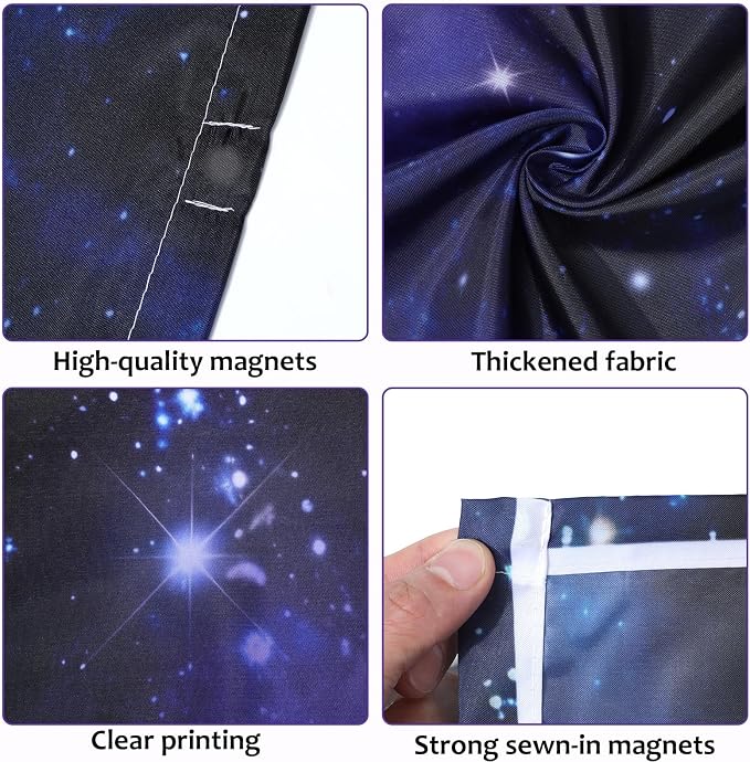QOUBAI 6PCS Fluorescent Light Covers, 4x2 Feet Magnetic Light Cover Fluorescent - Image 3