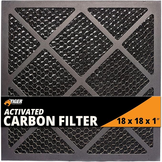 Tiger Tough Replacement Carbon Media Pad 18x18x1 – Mechanical Activated Carbon by TIGERTOUGHPRODUCTS