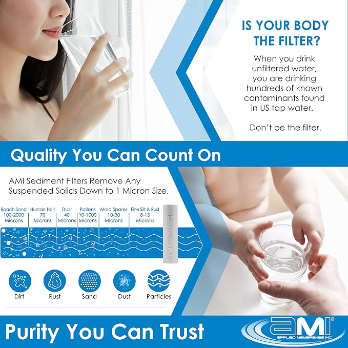 Applied Membranes Inc. 2-Stage Whole-House Water Filter System, 1-Micron and - Image 5