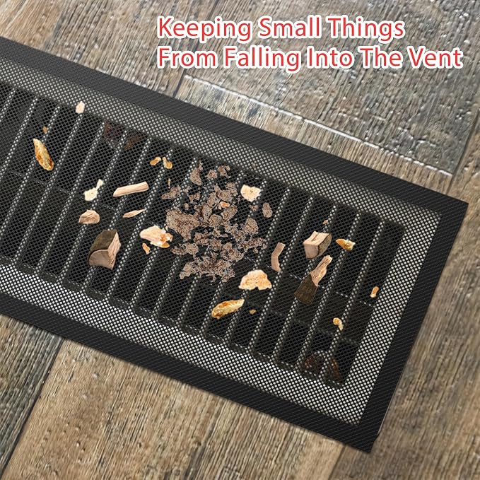 Floor Register Vent Cover- 5.5"x12" Magnetic Air Vent Screen Mesh Cover - Image 5